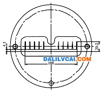 图1散热器型材的平模设计结构