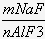 冰晶石中氟化钠和氟化铝摩尔比