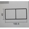 【厂家】直供丝印设备铝型材100*46方管