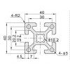 这种40*40的流水线型材哪家有？