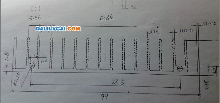 梳子型散热器铝材