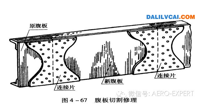 铝合金腹板切割修理