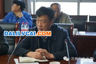 永登铝业公司董事长潘松山发言