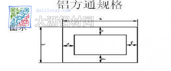 铝方通的规格图示