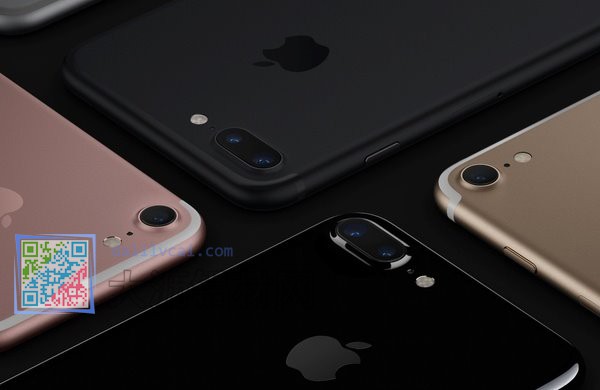 iPhone7亮光黑工艺与亚光黑、玫瑰金对比图