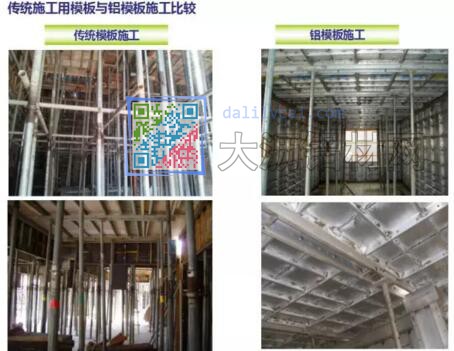 铝模板与传统建筑模板施工效果比较