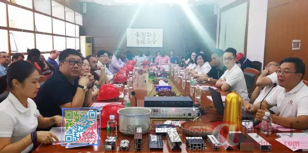 54名政府要员组成的超级国际参访团参观金兰集团