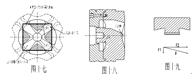 薄壁大铝方管挤压模具优化后的设计方案