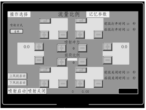 在线淬火设备人机界面控制及参数记忆功能