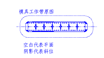 铝型材挤压模具工作带原图