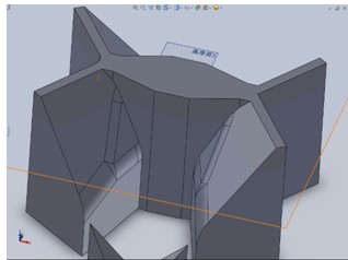 模具轮廓不在模面效果图