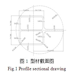 铝型材截面图