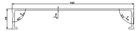 建筑铝合金模板型材—WYY1237产品图