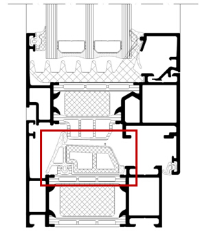 软硬共挤胶条或者分体式设计