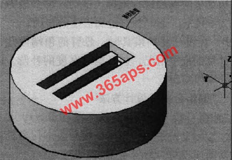 铝型材挤压模具的导流孔、模孔及前档悬臂的示意形状