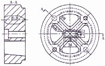 镶嵌式铝材模具上模